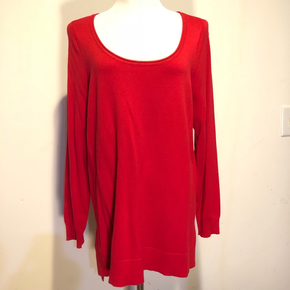 LANE BRYANT SCOOP NECK SWEATER
